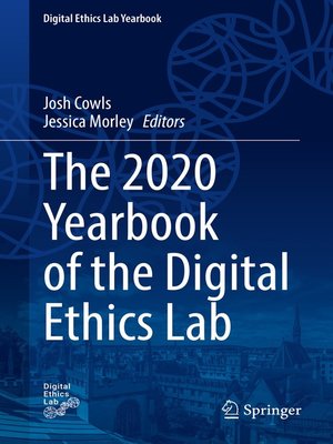 cover image of The 2020 Yearbook of the Digital Ethics Lab